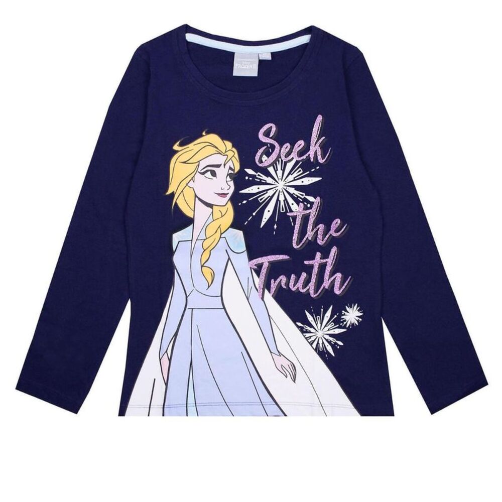 Frozen Girls Seek The Truth Elsa T-Shirt / Blue